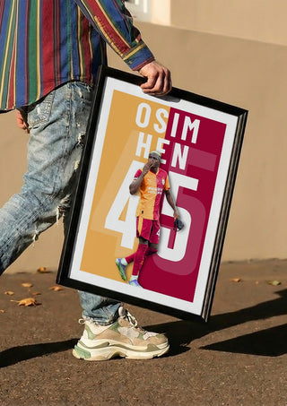 Victor Osimhen - Galatasaray Football Poster