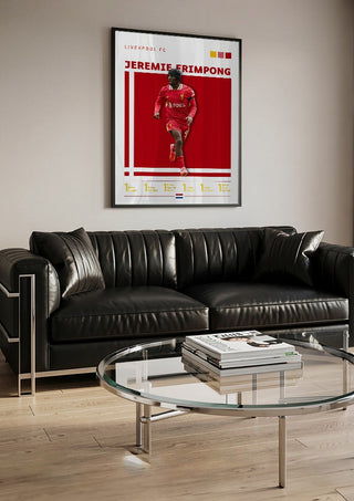Jeremie Frimpong - Liverpool Football Poster