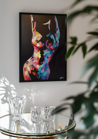 Mosaic Nude in Colour - Art By Biba