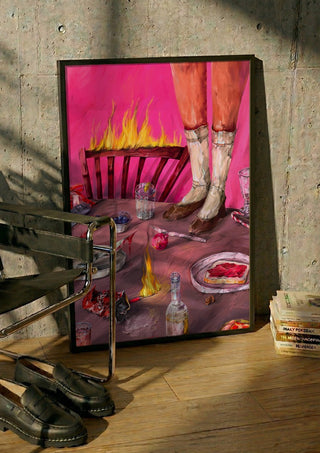 Surreal Burning Table - Natascha Baumgärtner