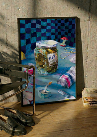 Messy Kitchen Table Still Life - Natascha Baumgärtner