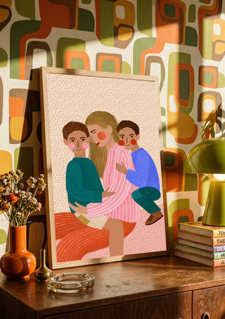 Joyful Family Hug - Bea Müller