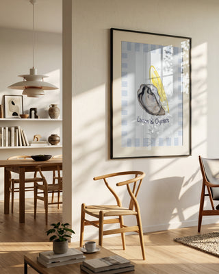 Oyster and Lemon by Lisen Vennesland in interior setting