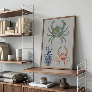 Ocean Crabs Watercolor - Nikita Jariwala