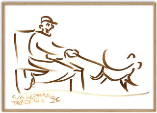 Man and Dog - Eva Hartman