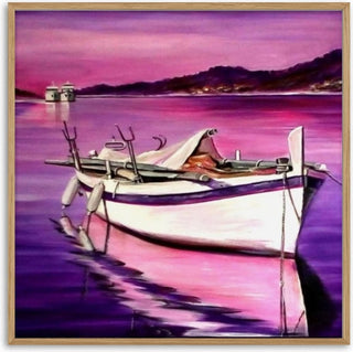 Boat in Pink - Sunny