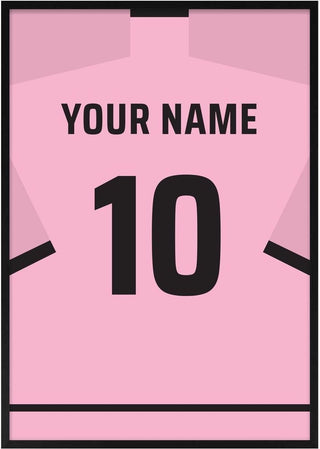 Inter Miami – Personalised Football Shirt Poster