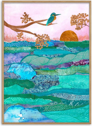 Kingfisher at Sunset - Enikő Marosváry-Kramcsák