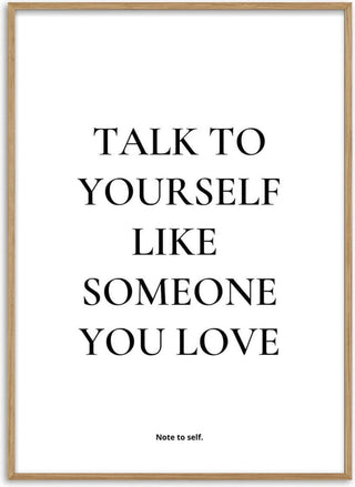 Love Yourself Citat Poster