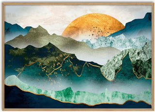Mountain Sunset Poster