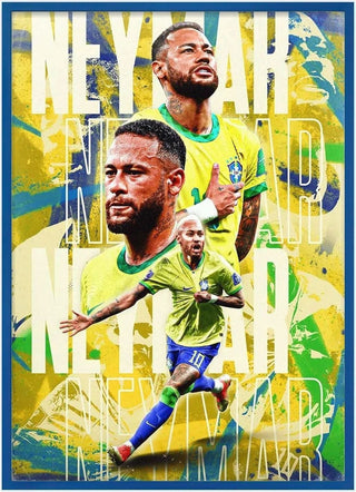 Neymar Football Poster