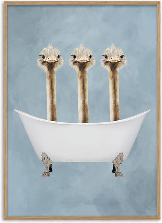Ostriches in Bathtub - Coco de Paris
