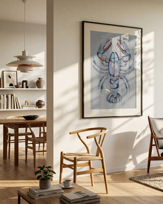 Watercolor Blue Lobster - Nikita Jariwala
